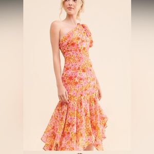 ASTR the Label one shoulder dress